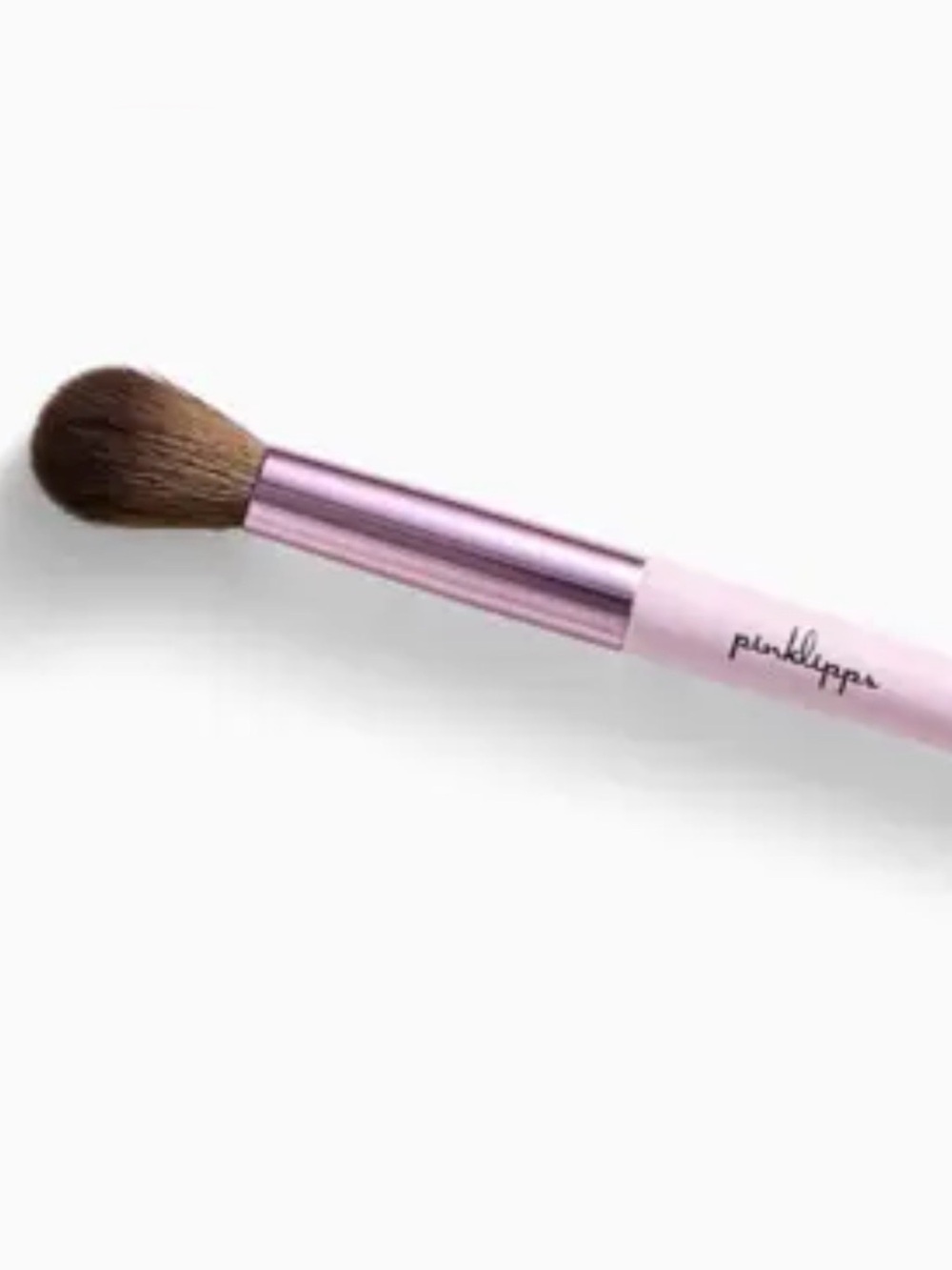 Soft Pink Blending Brush with Rose Ferrule setting powder